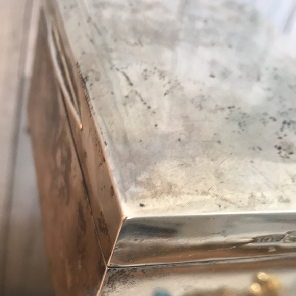 🌠 🌹Antique Sterling Silver Cigarette Box🌹 🌠 or Jewelry Box🌺💐Wedding Gift🌷 - Picture 7 of 16